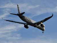 F-WLXV @ LFBD - Airbus (Carbon Livery) AIB353 from Palermo PMO landing runway 23 - by JC Ravon - FRENCHSKY