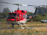N85PP @ O69 - Aero Tech LLC Clovis, NM) 1985 Bell 212 after returning from water drops on the devastating October 2017 Northern California wildfires @ Petaluma Muni Airport, CA which was closed to fixed wing ops for 10 days to support nearly two dozen helicopters - by Steve Nation
