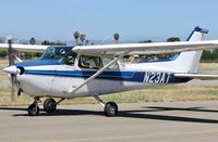 N23AT @ KRHV - Locally-based 1978 Cessna 172N taxing out for departure at Reid Hillview Airport, San Jose, CA. - by Chris Leipelt