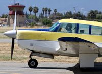 N3770N @ KRHV - Locally-based 1967 Mooney M20F taxing back to its tie down at Reid Hillview Airport, San Jose, CA. - by Chris Leipelt