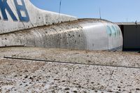 N821KB @ E16 - Locally-based 1966 Cessna 411 parked and rotting on the ramp at San Martin Airport, CA. - by Chris Leipelt