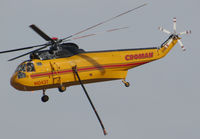N1043T @ O69 - Croman Corp (White City, OR) 1982 Sikorsky S-61A leaving Petaluma Municipal Airport, CA temporary home base to make water drops on the devastating October 2017 Northern California wild fires