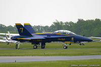 161746 @ KMIV - F/A-18B Hornet 161746 C/N 0103 from Blue Angels Demo Team  NAS Pensacola, FL