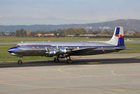 OE-LDM @ LOWG - Red Bull DC-6B @GRZ