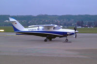 D-EBYY @ LSZG - On a winter day at Grenchen