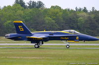 161983 @ KMIV - F/A-18A Hornet 161983 C/N 0205 from Blue Angels Demo Team  NAS Pensacola, FL