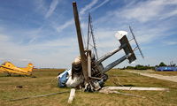HA-MZP @ LHKV - Kaposújlak Airport, Hungary - 2017-06-23. Due to wind storms in Kaposújlak, it broke down on the ground. - by Attila Groszvald-Groszi