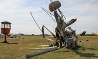 HA-MZP @ LHKV - Kaposújlak Airport, Hungary - 2017-06-23. Due to wind storms in Kaposújlak, it broke down on the ground. - by Attila Groszvald-Groszi