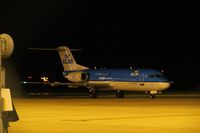 PH-KZK @ EGSH - Arriving on the last flight from Amsterdam for the day, this time next week the Fokkers night stopping at Norwich cease as there are to cease with the 70s - by AirbusA320