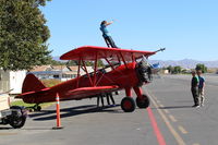 N68405 @ SZP - 1943 Boeing Stearman A75N1 (PT-17), P&W R985 450 Hp radial upgrade, wing-rider equipped, Restricted class - by Doug Robertson