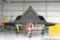 86-0838 @ KDAY - F-117A Nighthawk 86-0838 HO from 8th FS Black Sheep 49th FW Holloman AFB, NM