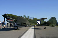 N85104 @ KDAY - Curtiss P-40N Warhawk C/N F858, NL85104 - by Dariusz Jezewski www.FotoDj.com
