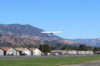 N623AP @ SZP - 1969 Cessna 150J, Continental O-200 100 Hp, takeoff climb Rwy 04 - by Doug Robertson
