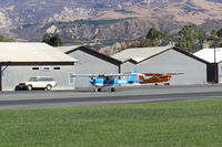N623AP @ SZP - 1969 Cessna 150J, Continental O-200 100 Hp, taxi to Rwy 04 - by Doug Robertson