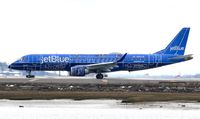 N304JB @ KBOS - Striking graphics