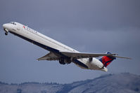 N951DN @ KBOI - Take off climb from RWY 28R. - by Gerald Howard