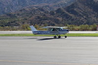 N704UT @ SZP - 1976 Cessna 150M, Continental O-200 100 Hp, landing roll Rwy 22 - by Doug Robertson