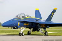 161943 @ KNTU - F/A-18A Hornet 161943 C/N 0150 from Blue Angels Demo Team  NAS Pensacola, FL