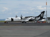 ZK-MCF @ NZAA - on domestic apron - by magnaman