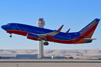 N738CB @ KBOI - Departing RWY 10L. - by Gerald Howard