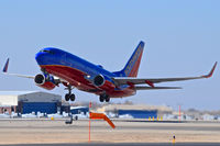 N485WN @ KBOI - Take off from RWY 10L. - by Gerald Howard