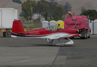 N2261 @ O69 - Novato, CA-based 2016 VANS RV-14A homebuilt taxiing @ its temporary Petaluma, CA home base while Novato's runway is resurfaced