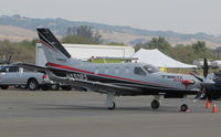 N930RS @ O69 - Novato, CA-based 2016 Socata TBM 700 @ its temporary Petaluma, CA home base while Novato's runway is resurfaced - by Steve Nation