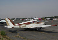 N7617P @ O69 - Novato, CA-based 1961 Piper PA-24-250 Comanche @ its temporary Petaluma Municipal Airport, CA home while Novato home base runway is resurfaced - by Steve Nation