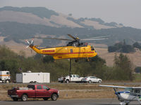N612CK @ O69 - Croman Corp (White City, OR) 1962 Sikorsky SH-3H Tanker #702 @ Petaluma Municipal Airport, CA temporary home base in support of efforts to control devastating Northern California Oct 2017 wildfires