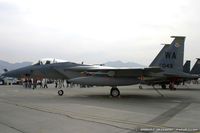 80-0049 @ KLSV - F-15C Eagle 80-0049 WA from 422nd TES 'Green Bats' 57th Wing Nellis AFB, NV