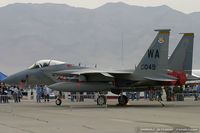 80-0049 @ KLSV - F-15C Eagle 80-0049 WA from 422nd TES 'Green Bats' 57th Wing Nellis AFB, NV