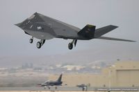85-0832 @ KLSV - F-117A Nighthawk 85-0832 HO from 8th FS Black Sheep 49th FW Holloman AFB, NM