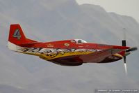N5410V @ KLSV - North American P-51D Mustang Dago Red C/N 44-74996, N5410V