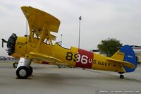 N68820 @ KLSV - Boeing A-75N1 (PT-17) Stearman C/N 75-5350, N68820