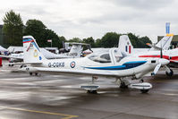 G-CGKB @ EGXP - Grob G115E Tutor T1EA G-CGKB 3 FTS Scampton Air Show 2017 - by Grahame Wills