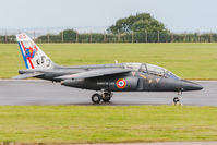 E26 @ EGXP - Alphajet E E26/705-ND EAC 00.314 French AF, Scampton Air Show 2017 - by Grahame Wills