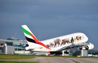 A6-EEI @ EGCC - At Manchester - by Guitarist