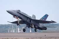 188709 @ KOQU - CAF CF-188 Hornet 188709 from 425th TFS 'Alouette' 3rd Wing, CFB Bagotville, QC
