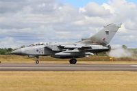 ZA369 @ LFSI - Royal Air Force Panavia Tornado GR.4A, Reverse thrust max rwy 29, St Dizier-Robinson Air Base 113 (LFSI) Open day 2017 - by Yves-Q