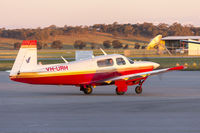 VH-URH @ YSWG - Main Gear Pty Ltd (VH-URH) Mooney M20J taxiing at Wagga Wagga Airport. - by YSWG-photography