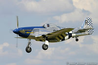 N151W @ KYIP - North American F-51D Mustang Excalibur  C/N 45-11540N, N151W