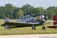 N16JG @ KYIP - North American AT-6C Texan Scream'n Rebel  C/N 26912, N16JG
