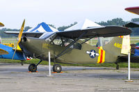 N2745C @ KYIP - Stinson L-5E Sentinel Pattons Pup  C/N 44-18025, N2745C