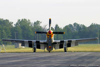 N451MG @ KYIP - North American P-51D Mustang Old Crow  C/N 44-74774, NL451MG