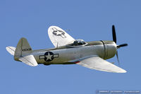 N647D @ KYIP - Republic P-47D Thunderbolt Wicked Wabbit  C/N 8955583, NX647D