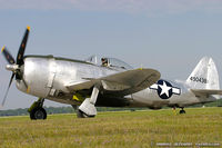 N647D @ KYIP - Republic P-47D Thunderbolt Wicked Wabbit  C/N 8955583, NX647D