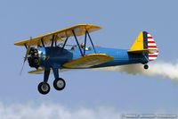 N79650 @ KYIP - Boeing E75N1 Stearman  C/N 75-5770 - Dave Groh, N79650