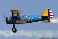 N79650 @ KYIP - Boeing E75N1 Stearman  C/N 75-5770 - Dave Groh, N79650