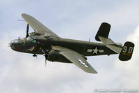 N9456Z @ KYIP - North American TB-25N Mitchell Briefing Time C/N 44-29939 - Mid Atlantic Air Museum, N9456Z
