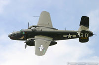 N9456Z @ KYIP - North American TB-25N Mitchell Briefing Time C/N 44-29939 - Mid Atlantic Air Museum, N9456Z